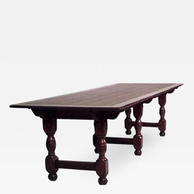 English Renaissance Style Oak Refectory Table