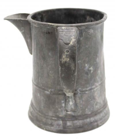 English Renaissance Style Pewter Pitcher
