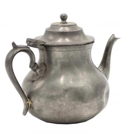 English Renaissance Style Pewter Teapot