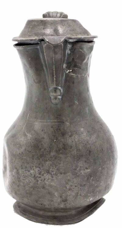 English Renaissance Style Pewter Teapot