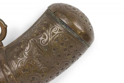 English Renaissance Style Powder Horn