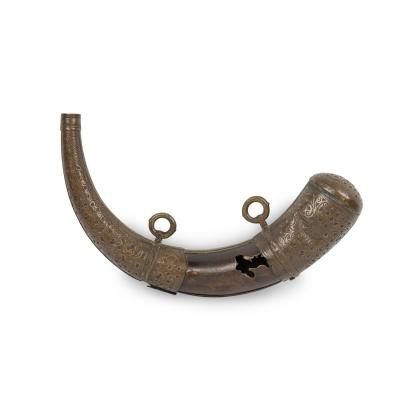 English Renaissance Style Powder Horn