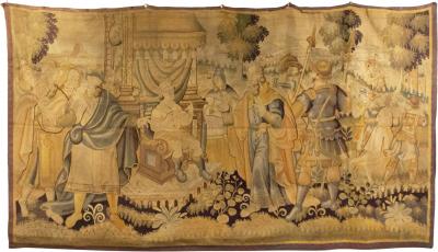 English Renaissance Style Tapestry with Noblemen