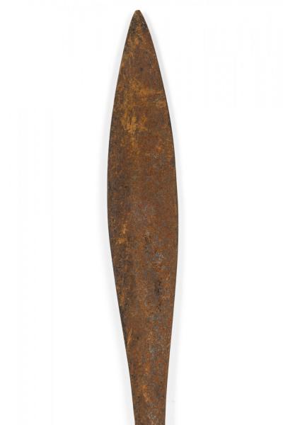 English Renaissance Style Wood and Iron Blade