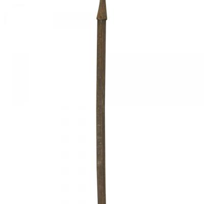 English Renaissance Style Wood and Iron Halberd
