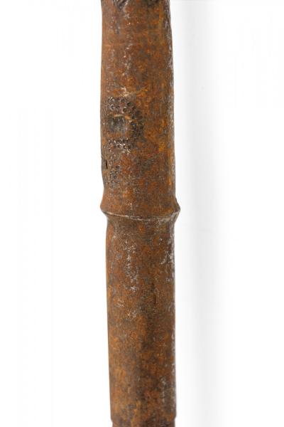 English Renaissance Style Wood and Iron Spear