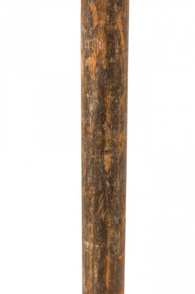 English Renaissance Style Wood and Iron Spear