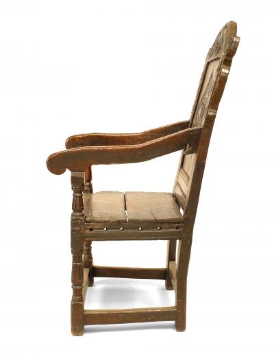 English Renaissance Wainscot Arm Chair