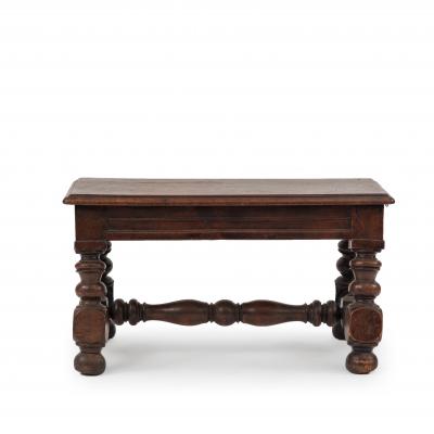 English Renaissance Walnut Bench