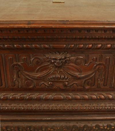 English Renaissance Walnut Trunk