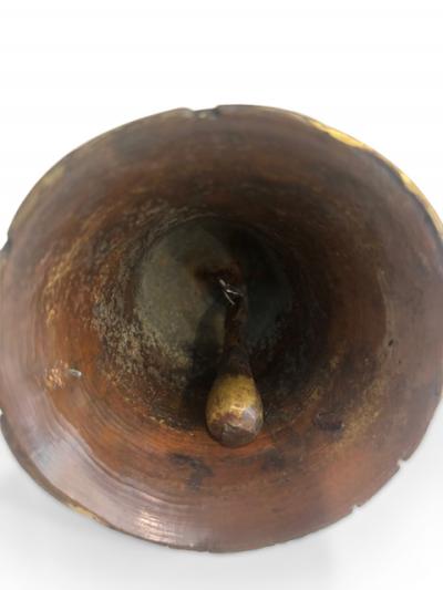 English Renaissance bornze town crier bell with cavalier head