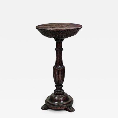 English Renaissance small walnut end table
