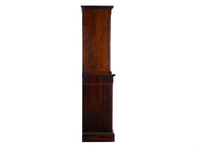 English Rosewood Antique Humidor Cabinet by Mellier Co London circa 1880