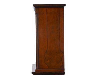 English Rosewood Antique Humidor Cabinet by Mellier Co London circa 1880