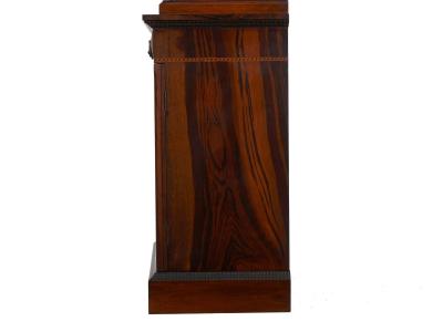 English Rosewood Antique Humidor Cabinet by Mellier Co London circa 1880