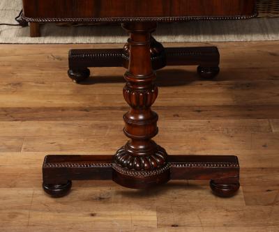 English Rosewood Writing Table