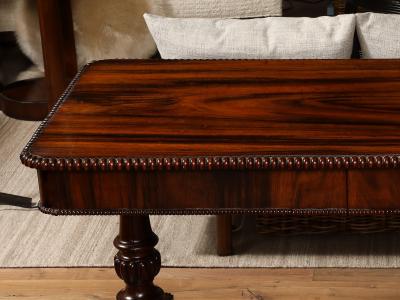 English Rosewood Writing Table