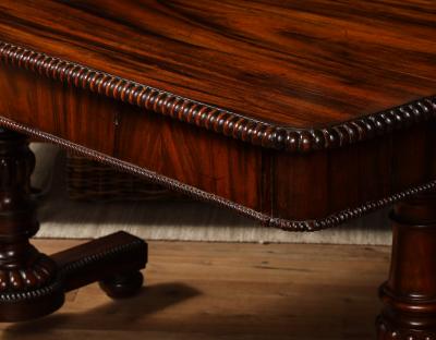 English Rosewood Writing Table