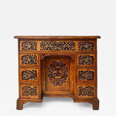 English Seaweed Marquetry Bureau Table or Desk with Royal Provenance circa 1735