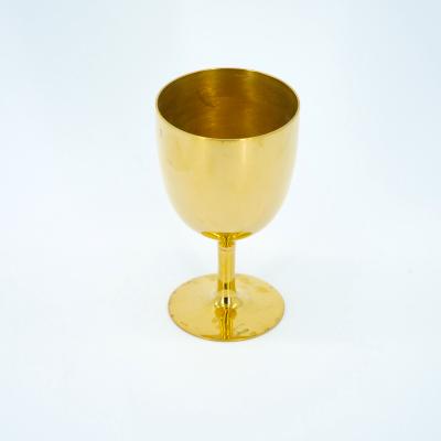 English Sheffield Gilt Aperitif Liquor Goblets Service 15 People