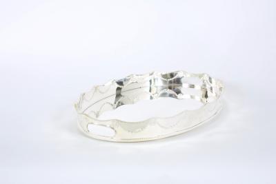 English Sheffield Plated Barware Tableware Tray