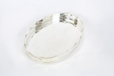 English Sheffield Plated Barware Tableware Tray