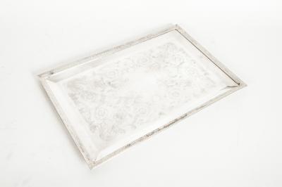 English Sheffield Plated Barware Tray