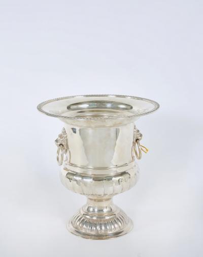 English Sheffield Plated Barware Wine Cooler