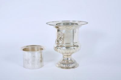 English Sheffield Plated Barware Wine Cooler