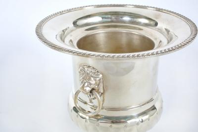 English Sheffield Plated Barware Wine Cooler