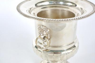 English Sheffield Plated Barware Wine Cooler