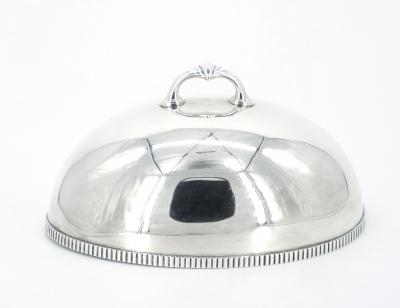 English Sheffield Silver Plate Victorian Style Meat Dome