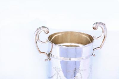 English Sheffield Silver Plated Barware Wine Bottle Holder