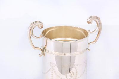 English Sheffield Silver Plated Barware Wine Bottle Holder