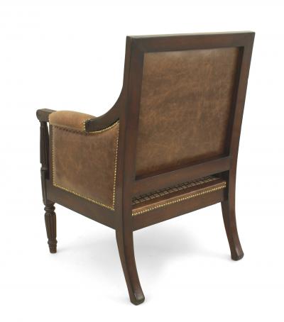English Sheraton Mahogany Arm Chair