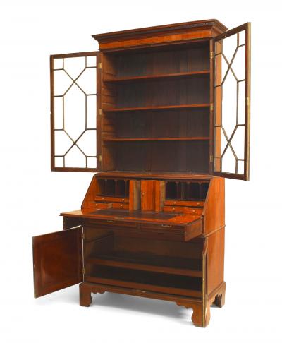 English Sheraton Mahogany Secretary