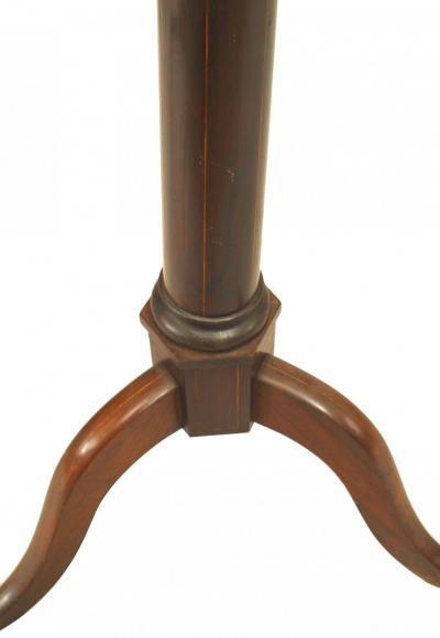 English Sheraton Rosewood Pole Screen