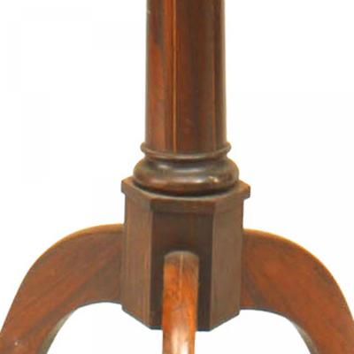 English Sheraton Rosewood Pole Screen