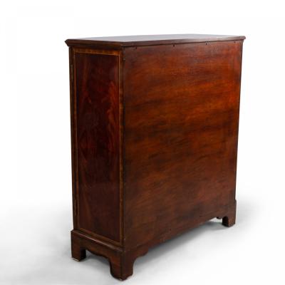 English Sheraton Style Mahogany Bachelors Chest