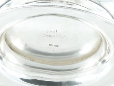 English Silver Plate Boat Shape Covered Tureen
