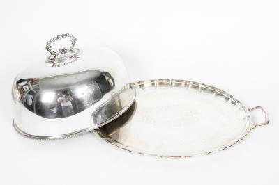 English Silver Plate or Copper Footed Wine Cooler