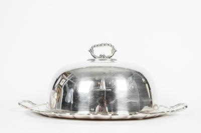 English Silver Plate or Copper Footed Wine Cooler