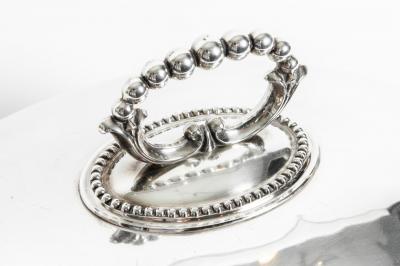 English Silver Plate or Copper Footed Wine Cooler