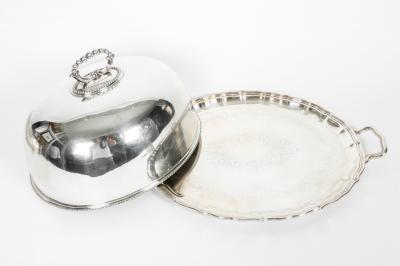 English Silver Plate or Copper Footed Wine Cooler