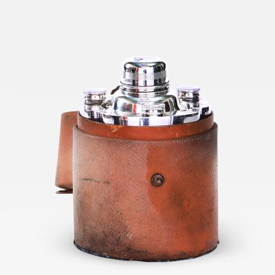 English Silver Plated Barware Cocktail Shaker Set