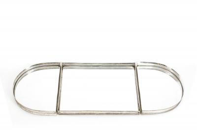 English Silver Plated Mirrored Three Piece Table Plateau Centerpiece