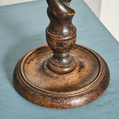 English Tall Open Twist Candlesticks