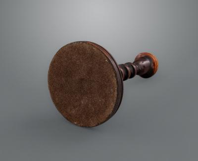 English Turned Lignum Vitae Taper Stick