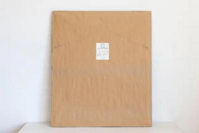 English Victorian 19th Century Hand Colored Framed Lithograph of a Felis Pardina