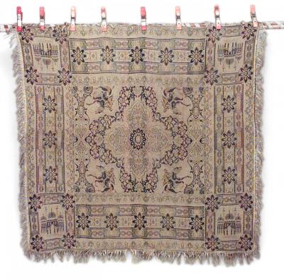 English Victorian Beige Patterned Table Cover